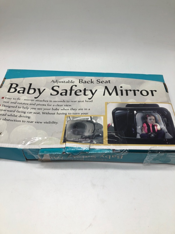 Photo 3 of Baby Car Mirror, DARVIQS Seat Safely Monitor Infant Child in Rear Facing Seat, Wide View Shatterproof Adjustable Acrylic 360°for Backseat, Crash Tested and Certified for Safety