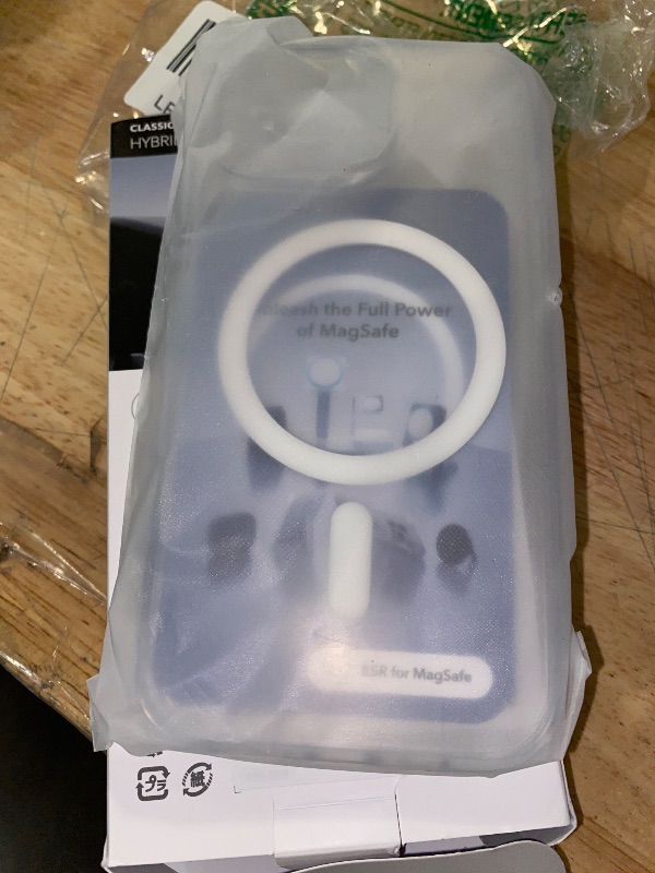 Photo 1 of ESR for iPhone 15 Case, Compatible with MagSafe, Military-Grade Protection, Yellowing Resistant, Scratch-Resistant Back, Magnetic Phone Case for iPhone 15, Classic Series, Clear