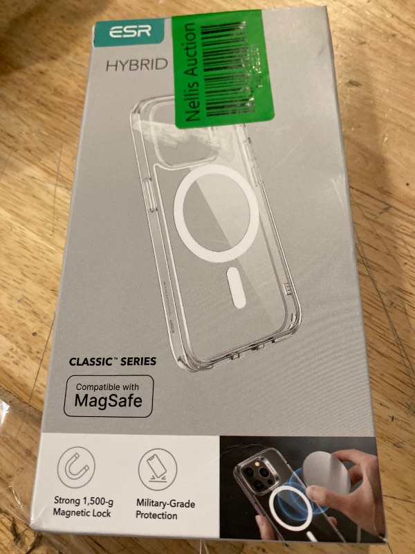 Photo 1 of ESR for iPhone 15 Case, Compatible with MagSafe, Military-Grade Protection, Yellowing Resistant, Scratch-Resistant Back, Magnetic Phone Case for iPhone 15, Classic Series, Clear