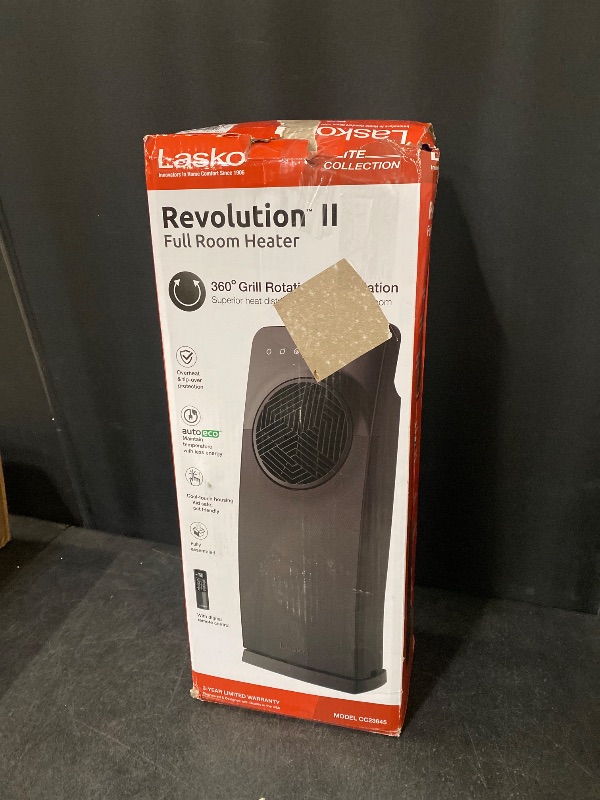 Photo 1 of Lasko Elite Collection Revolution Full-Room Ceramic Heater with Remote CC23645