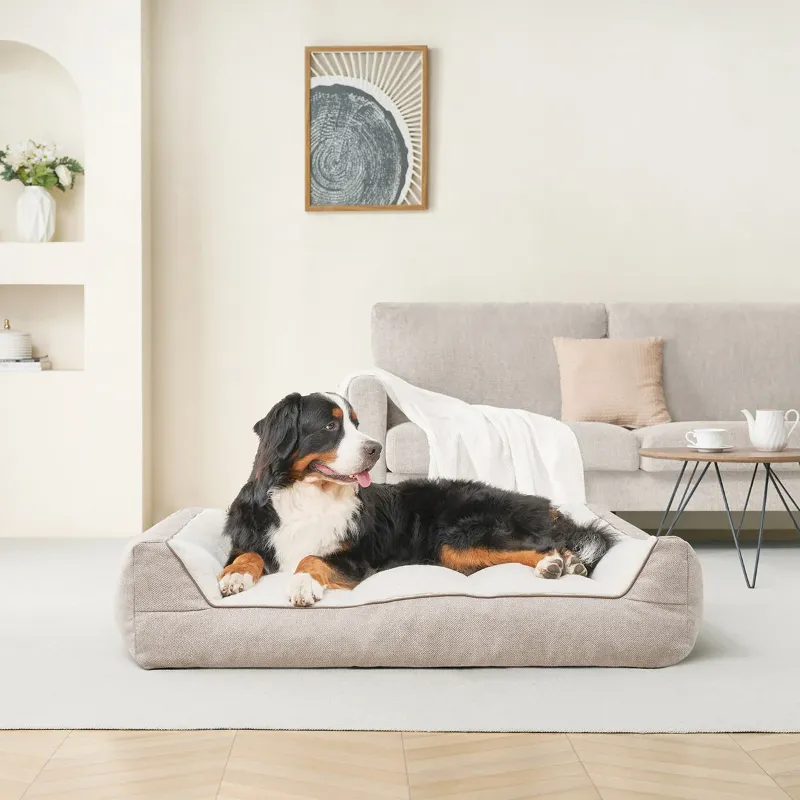 Photo 1 of Kirkland Signature Rectangular Bolster 46" x 36" Pet Bed
