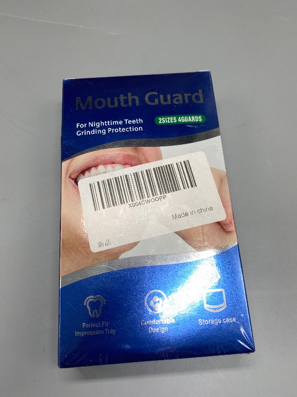 Photo 1 of Grinding Mouth Guard for Clenching Teeth at Night, Teeth Grinding Mouthguards for Sleeping,Nighttime Protection for Teeth with 12 Cleaning Tablets
