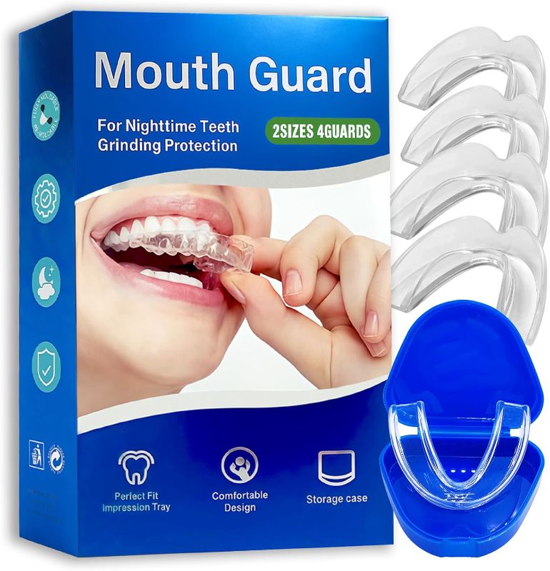 Photo 1 of Grinding Mouth Guard for Clenching Teeth at Night, Teeth Grinding Mouthguards for Sleeping,Nighttime Protection for Teeth