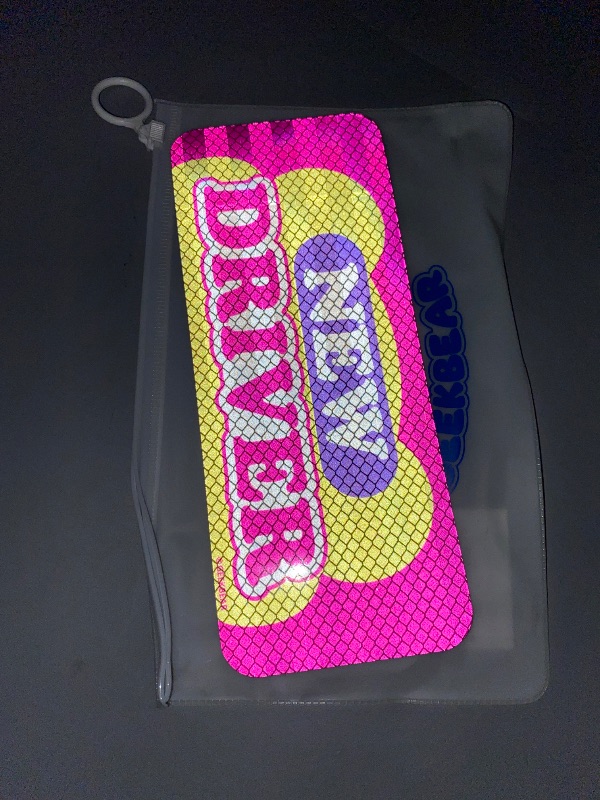 Photo 1 of PINK/YELLOW-GEEKBEAR [Signature] New Driver Magnet for Car - Signature Line - Rectangular 8.7 x 3.5 in (1, Blue)

