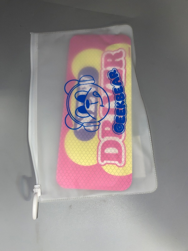 Photo 1 of PINK/YELLOW-GEEKBEAR [Signature] New Driver Magnet for Car - Signature Line - Rectangular 8.7 x 3.5 in (1, Blue)
