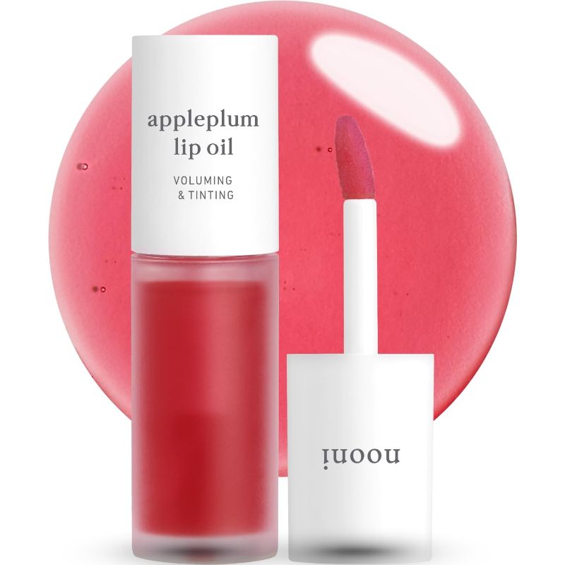 Photo 1 of NOONI Korean Vegan Lip Oil - Appleplum | Lip Stain, Gift, Long-Lasting, Moisturizing, Plumping, Revitalizing for Dry Lips, Waterproof, No Peel Off, Korean Lip Tint, Mother's Day, 0.12 Fl Oz
