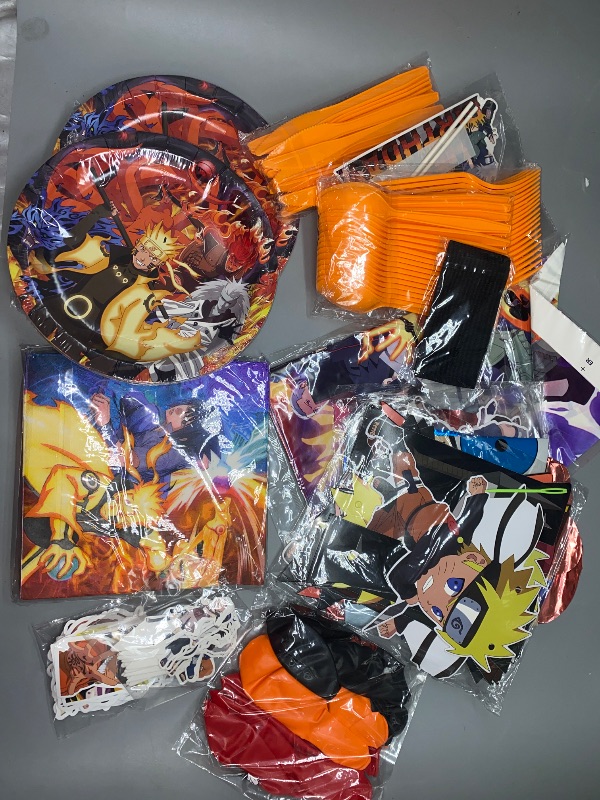Photo 1 of Grupo Erik Naruto PARTY SUPPLIES, 89PCS 