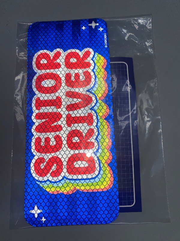 Photo 1 of BLUE- GEEKBEAR Senior Driver Car Magnet - Colorful, Reflective, Weather-Resistant