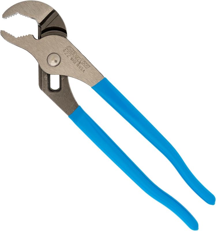 Photo 1 of Channellock 422 1-1/2-Inch Jaw Capacity 9-1/2-Inch V-Jaw Tongue and Groove Plier , Blue