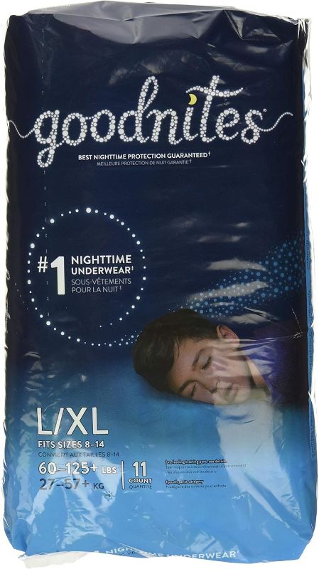Photo 1 of XL Goodnites, Bedwetting Underwear for Boys