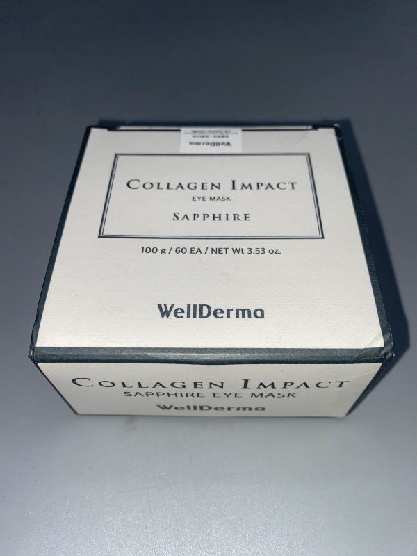 Photo 1 of WELLDERMA Collagen Impact Sapphire Eye Mask 60 Sheets - NOURISHing ENRICHed Moisturizing Hydrogel Eye Patches Wrinkles Collagen, Under Eye for Dark Circles, Dry and Dull Skin
