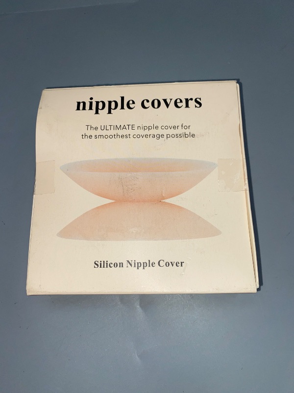 Photo 1 of LATTE-2 PAIRS-Nipple Covers - Sticky Adhesive Silicone Nipple Pasties,reusable Seamless pasty Nipple Pasties for women
