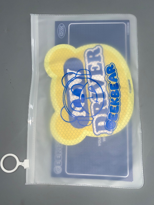 Photo 1 of GEEKBEAR [Signature] New Driver Magnet for Car - Signature Line - Bear Shape 5.6 x 4.7 in (1, Yellow)