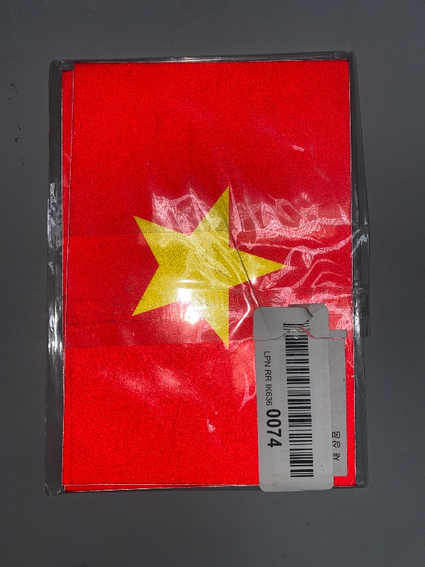Photo 1 of Vietnam Flag CAR MAGNETS  (2 Pack) by DCM Solutions (4" W x 2.67" H)