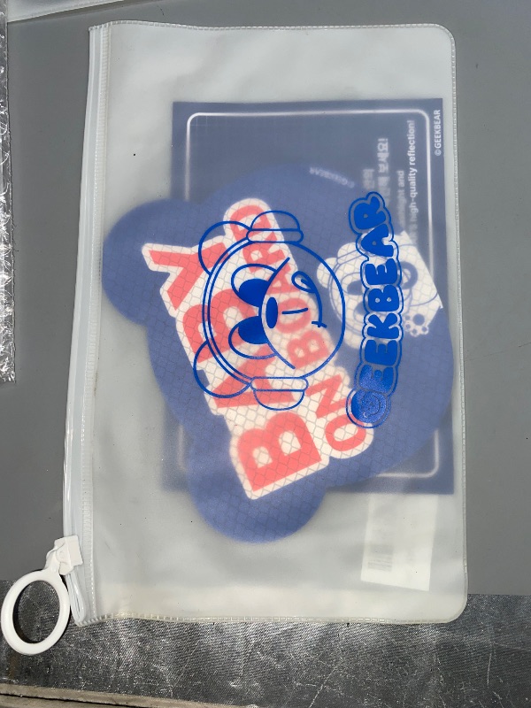 Photo 1 of GEEKBEAR [Signature] Baby on Board Car Magnet - Geekbear Line - Bear Shape 5.6 x 4.7 in (1, BLUE)