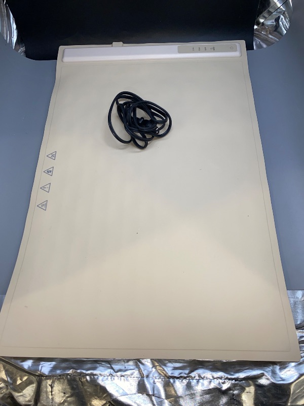 Photo 1 of Flexible Electric Warming Tray Foldable Food Warmer with Touchscreen Control Wide Heating Area for Buffets Restaurants Family Gatherings (Plug 110V)
