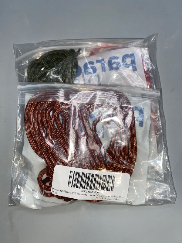 Photo 1 of BUND OF 4 PARACORD PLANET 550 FOR INDOOR AND OUTDOOR 10FT EACH 