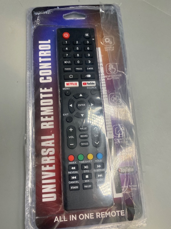 Photo 1 of Universal Remote Control for Samsung Smart TV, Replacement for All Samsung TV and LED/LCD/Plasma TV,with Netflix Prime-Video Hulu Buttons

