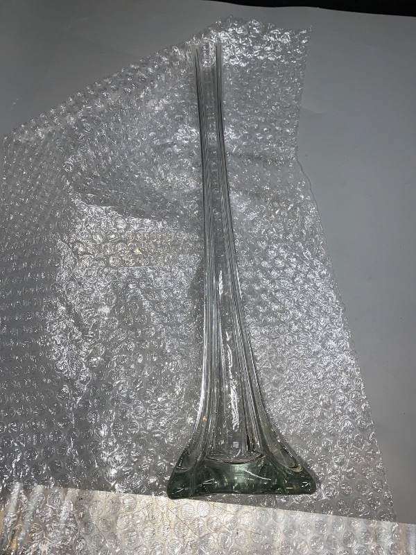 Photo 1 of Anderson's Clear Fluted Base Vase Kit, 16 Inches, Favors, Keepsakes, Table Décor, Prom, Homecoming, Event Décor, Gift Bags
