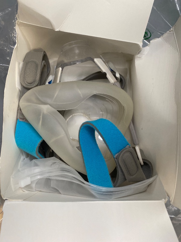 Photo 1 of AirFit F20 Replacement Mask Headgear Set - Includes Large Mask Cushion, Headgear, Frame & Clips - F20 Full Face Masks Accessories Supplies(L)
