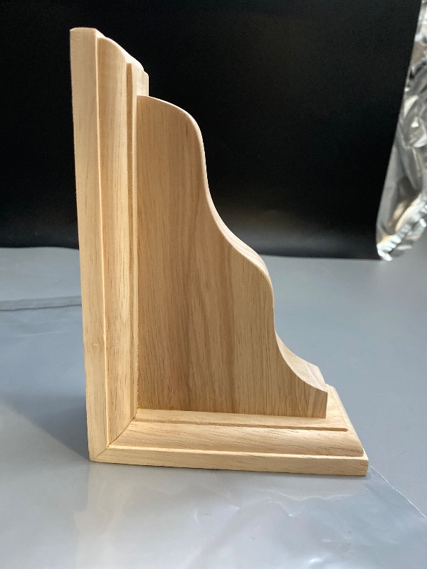 Photo 1 of Ekena Millwork BKT02X05X07HARW Hamilton Traditional Wood Brackets, 2 1/4"W x 5"D x 7"H , Rubberwood
