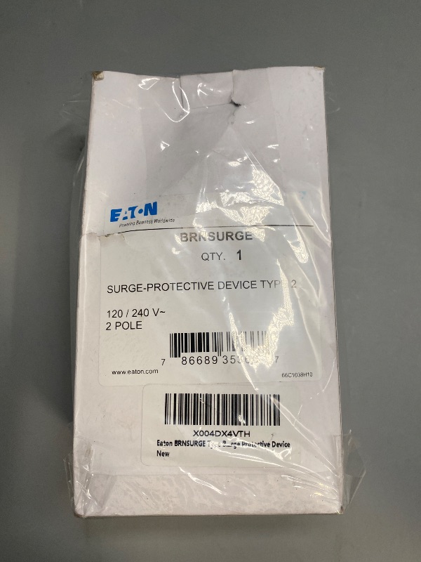 Photo 1 of Eaton BRNSURGE Type BR Whole-Panel Circuit Breaker Surge Protective Device