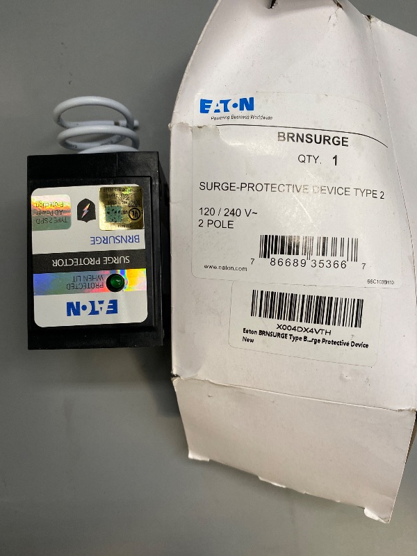 Photo 1 of Eaton BRNSURGE Type BR Whole-Panel Circuit Breaker Surge Protective Device