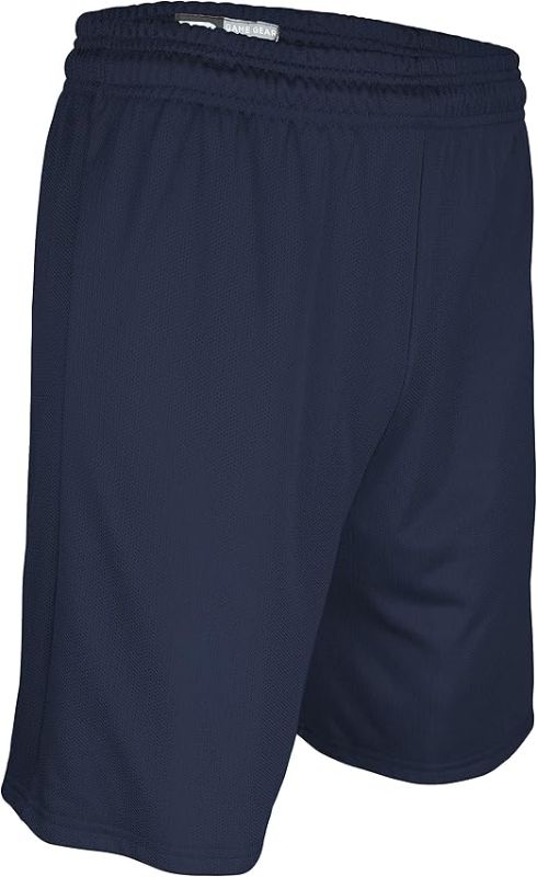 Photo 1 of 16-18 BOYS MAD Game Gear MM-6475-CB Men's 5" Solid Color Performance Athletic Micromesh Short
