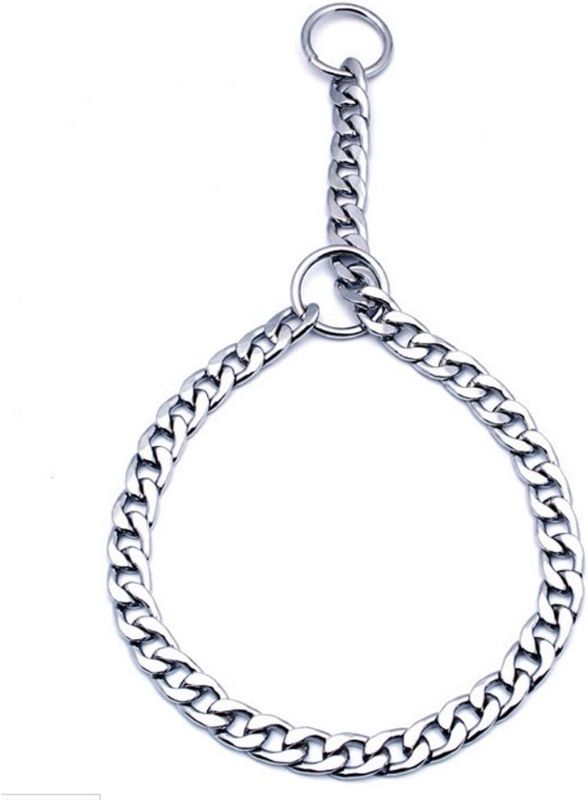 Photo 1 of SGODA Chain Dog Training Choke Collar, 24 in, 3.5 mm