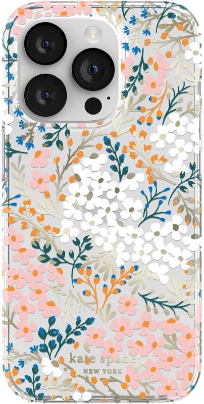 Photo 1 of Kate Spade New York Protective Hardshell Case Compatible with Apple iPhone 14 Pro - Multi Floral [KSIPH-223-MFLR]
