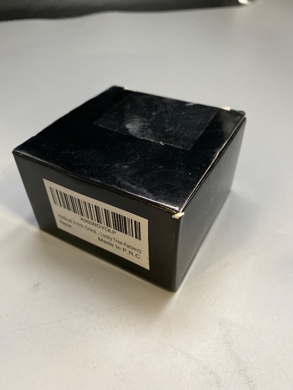 Photo 1 of 2.5 Inch Boho Grinder, Large Spice Grinder?Black Lucky Tree Pattern?
