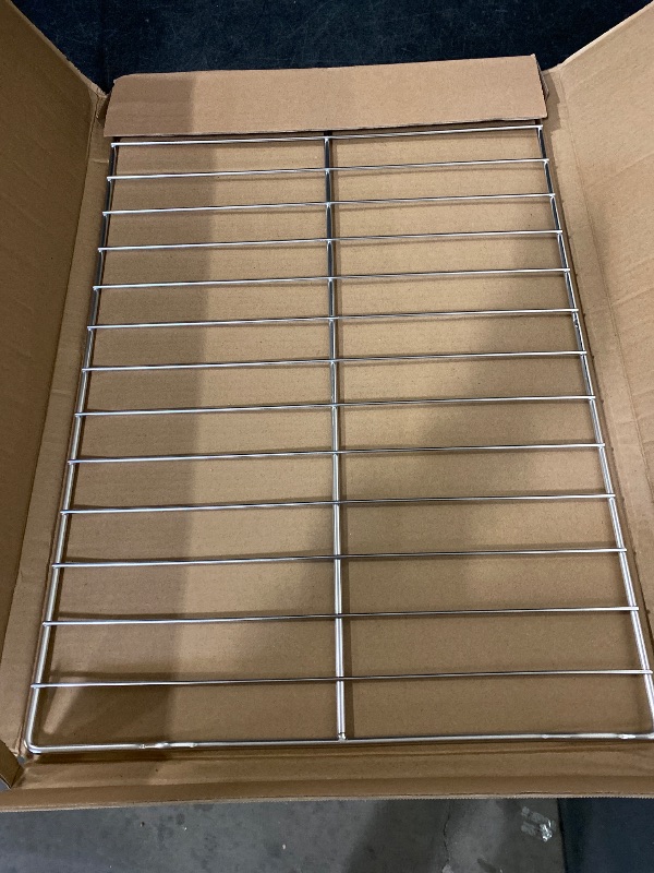 Photo 1 of WB48X20249 Oven Rack Replacement Parts for GE Stove Oven Parts Oven Shelf 304 Stainless Steel 23.7 x 16 Inches General Electric Range Oven Parts Wire Rack Rack-Flat 1 Pcs

