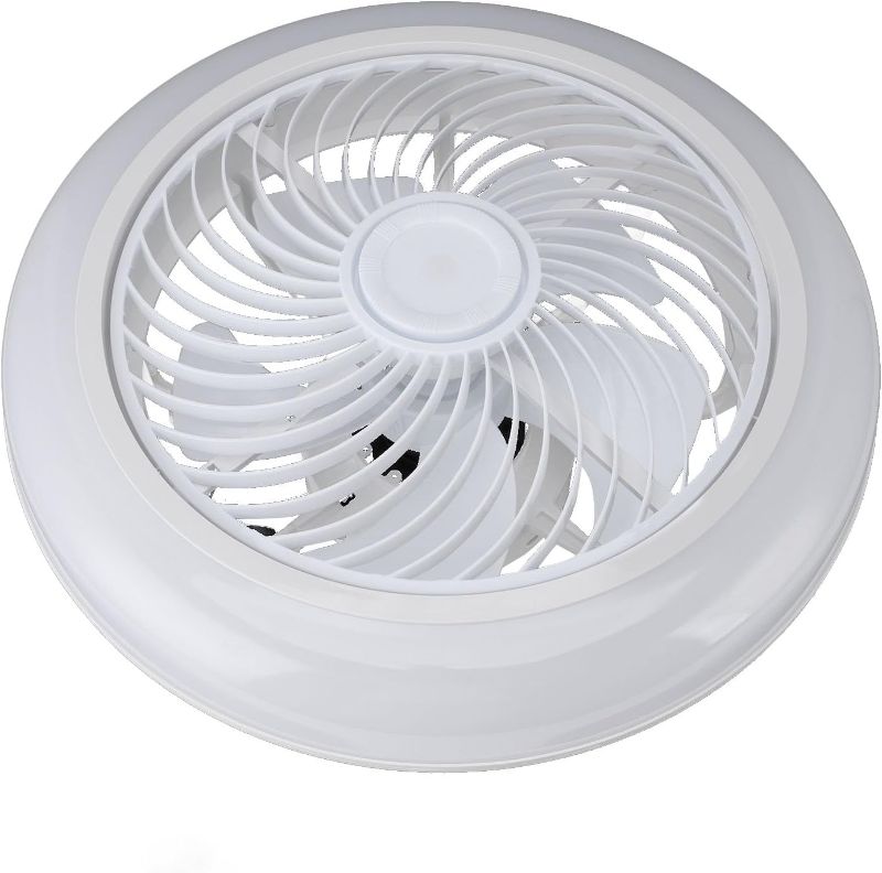 Photo 1 of 18IN Ceiling Fan Light Adjustable Color Temperature 6 Wind Speeds Modern Ceiling Fan Light for Bedroom