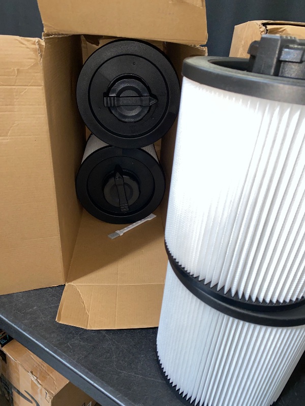 Photo 1 of DXVC6910 Cartridge Filter for Dewalt Wet/Dry Vacuum 6-16 Gallon DXV06P DXVC6910 DXV09P DXV10P DXV10PL DXV10SA DXV12P DXV14P DXV16P, Washable Reusable High Efficiency Replacement Filter 4 Pack
