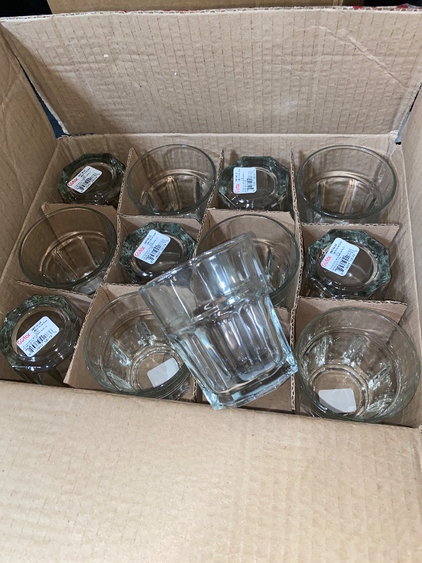 Photo 1 of 12pc Hemisphere Trading Lisboa Rocks 12Oz Glass