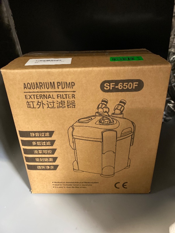 Photo 1 of CANVUNTHY Aquarium External Canister Filter Fish Tank 171GPH