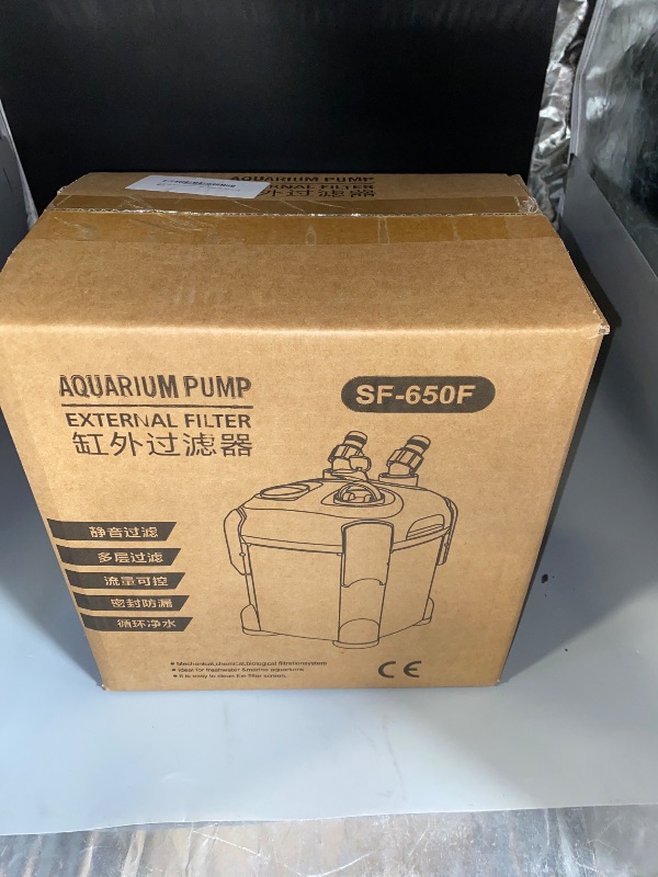 Photo 1 of CANVUNTHY Aquarium External Canister Filter Fish Tank 171GPH