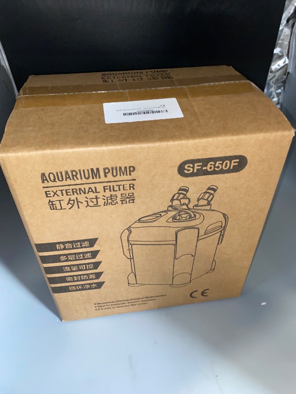 Photo 1 of CANVUNTHY Aquarium External Canister Filter Fish Tank 171GPH