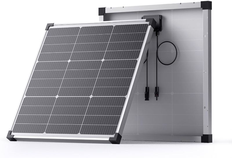 Photo 1 of N-Type 16BB 50W Solar Panel, 50 Watt Solar Panel 12V, 25% High Efficiency Monocrystalline PV Modules,Ideal for RV,Trailer, Camper, Marine, Rooftop,Off-Grid (1PCS 50w)
