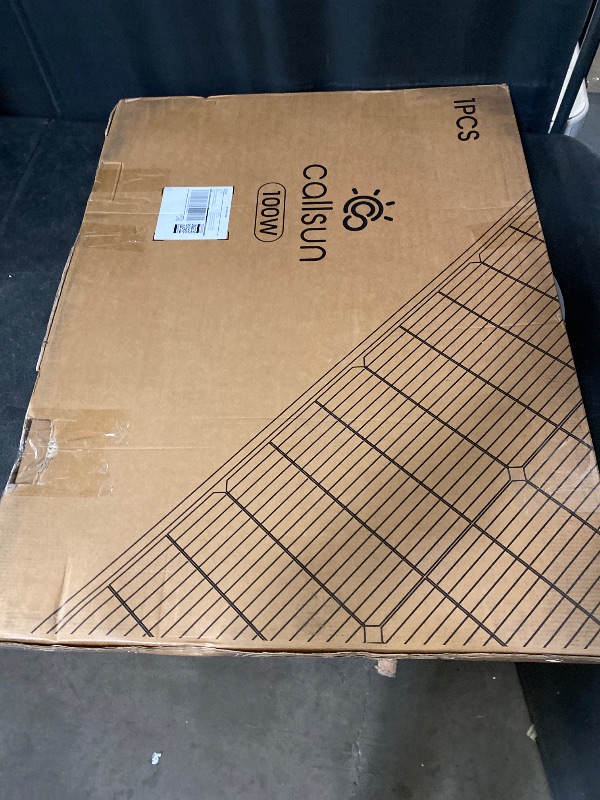 Photo 1 of N-Type 16BB 100 Watt Solar Panel 12V, 100W Monocrystalline Solar Panel, 25% High Efficiency PV Modules, Ideal for RV, Trailer, Camper, Marine, Rooftop, Home, Off-Grid (100w Single Panel)
