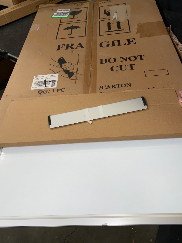 Photo 1 of XBoard Magnetic Dry Erase Board/Whiteboard, 36 X 24 Inches, Double Sided White Board,1 Dry Eraser & 3 Dry Erase Markers & 4 Push Pin Magnets
