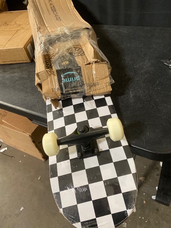 Photo 1 of KPC Complete Skateboard - Pro Style Quality - Maple 7-Ply Deck, Aluminum Trucks, Urethane Wheels, Precision Bearings - The Perfect Beginners First Board
