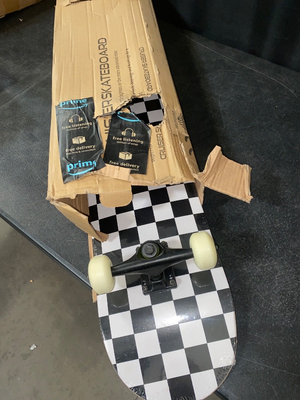 Photo 1 of Complete Skateboard - Pro Style Quality - Maple 7-Ply Deck, Aluminum Trucks, Urethane Wheels, Precision Bearings - The Perfect Beginners First Board