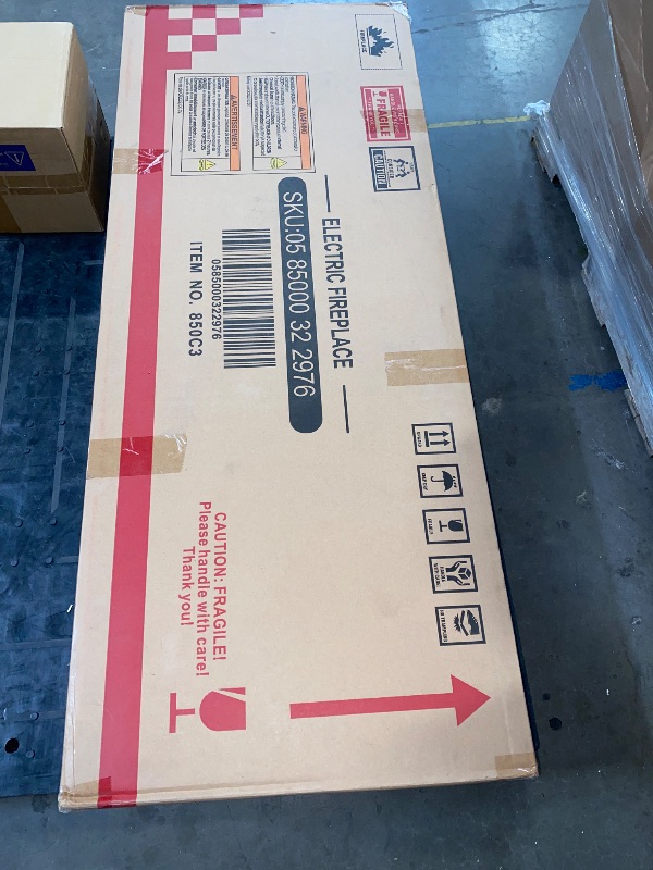 Photo 1 of FACTORY SEALED** R.W.FLAME Electric Fireplace 50 inch Recessed and Wall Mounted,The Thinnest FireplaceLow Noise, Fit for 2 x 6 Stud, Remote Control with Timer,Touch Screen,Adjustable Flame Colors and Speed
