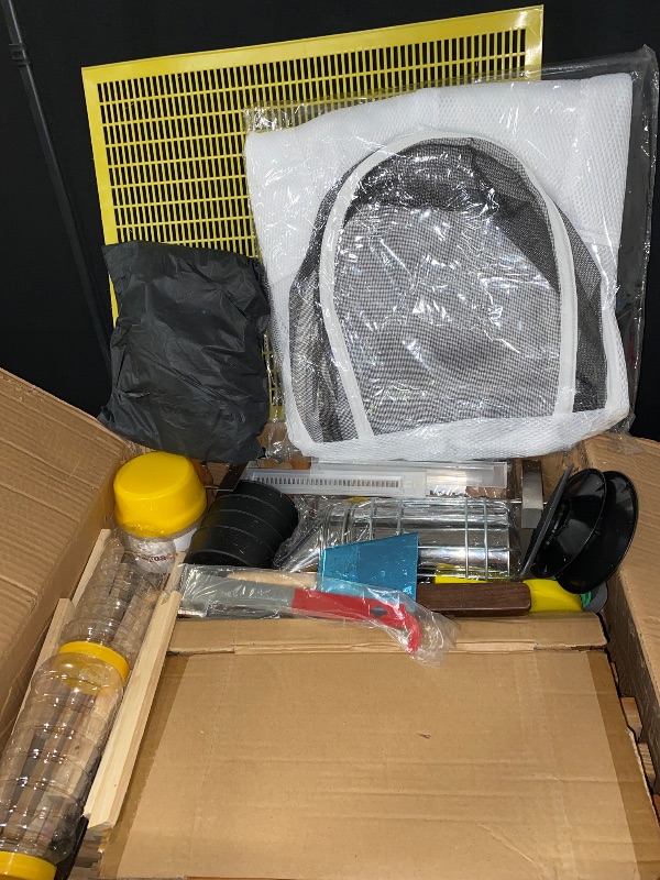 Photo 1 of BeeCastle 10-Frame Bee Hives and Supplies Starter Kit,Beehive Kit Dipped in 100% Beeswax,Bee Keeping Supplies-All Beginners Kit Includes Beekeeping Supplies Tool Set and Bee Suit.
