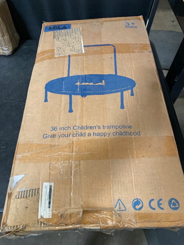 Photo 1 of VEVOR 3FT Trampoline 36" Indoor/Outdoor for Toddlers, Foldable Mini Baby With Foam Handle, Recreational Birthday Gift
