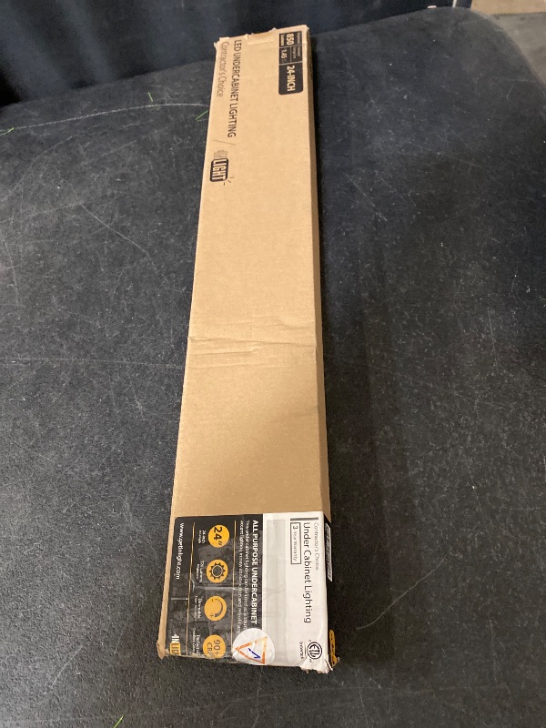Photo 1 of GETINLIGHT 24-inch Hardwired Only LED Under Cabinet Lighting, Soft White(3000K), Dimmable, Matte White Finished, ETL Listed, IN-0201-13-WH