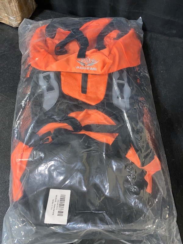 Photo 1 of ORANGE/BLACK** Esup 50L Hiking Backpack Men Camping Backpack with rain cover 45l+5l Lightweight Backpacking Backpack Travel Backpack
