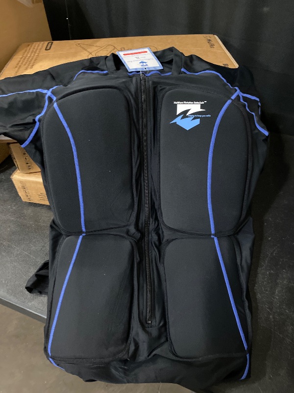 Photo 1 of BLUE/BLACK XL Mens NuWave Flotation Swimsuit SHORT SLEEVE 