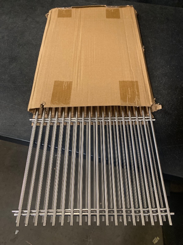 Photo 1 of SF8252 (2-Pack) 16 1/2" Stainless Steel Cooking Grates Grid for Vermont Castings VC3050, VCS3006, VCS3505, VCS3505BI, VCS3506, VM400, VM400XBP, VM406 and for ProChef 34402, 34602
